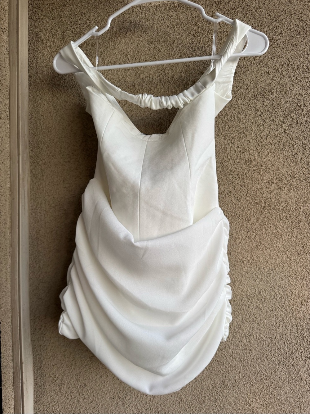 Peppermayo White Off-Shoulder Marlene Mini Dress - Picture 6 of 6
